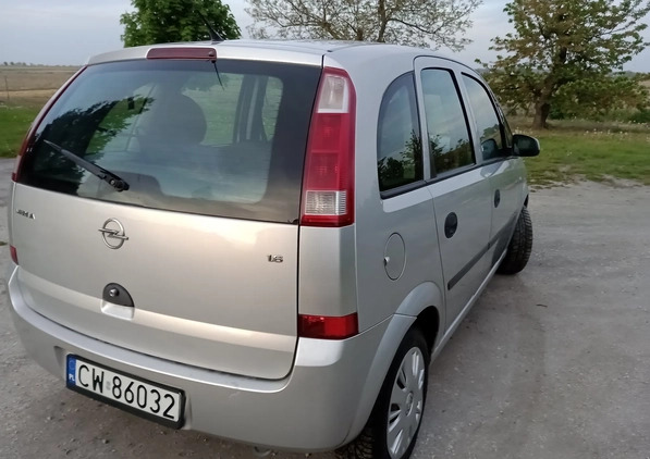 Opel Meriva cena 5999 przebieg: 290000, rok produkcji 2003 z Mikołajki małe 37